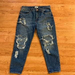 Boyfriend Ripped Jeans